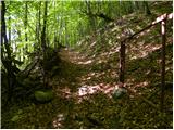 Koča na planini Kuhinja - Planica below Krn